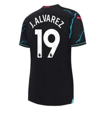 Manchester City Julian Alvarez #19 Tredjetröja Dam 2023-24 Kortärmad